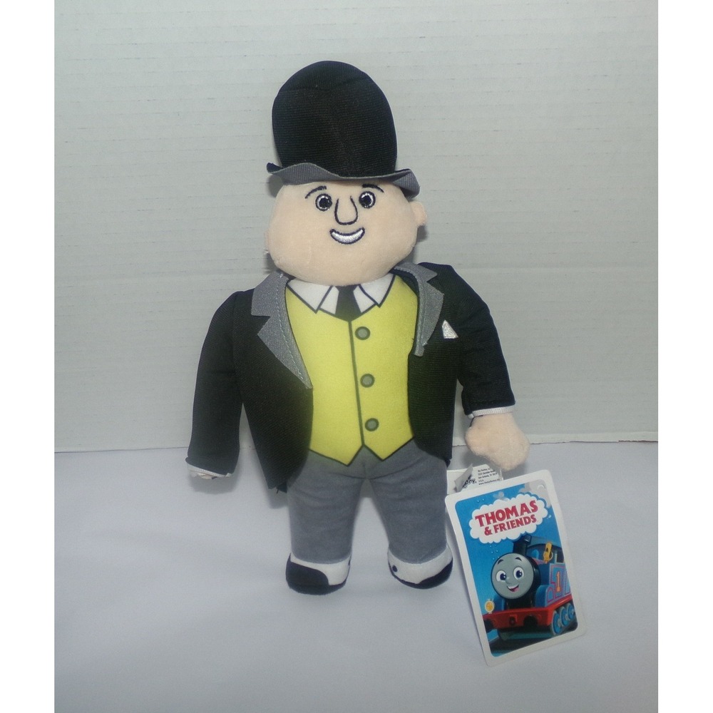 Thomas & Friends Sir Topham Hatt Plush Toy Factory Fat Controller 10 Inch NWT